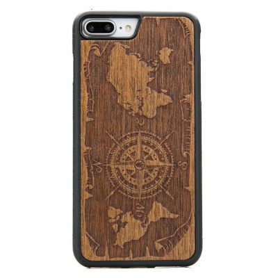Apple iPhone 7 Plus / 8 Plus Compass Merbau Wood Case
