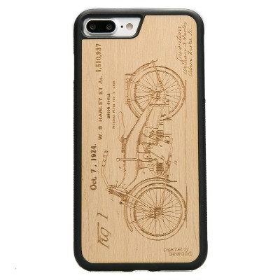 Apple iPhone 7 Plus / 8 Plus Harley Patent Anigre Wood Case