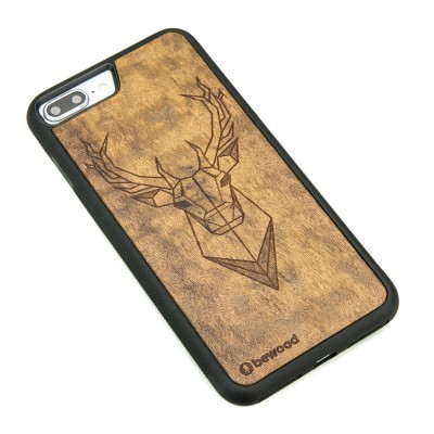Apple iPhone 7 Plus / 8 Plus Deer Imbuia Wood Case