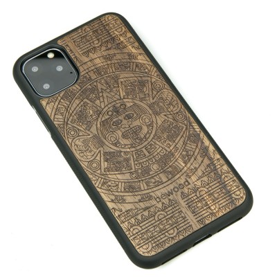 iPhone 11 PRO MAX Aztec Calendar Limba Wood Case