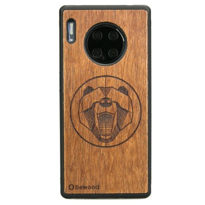 Huawei Mate 30 Pro Bear Merbau Wood Case