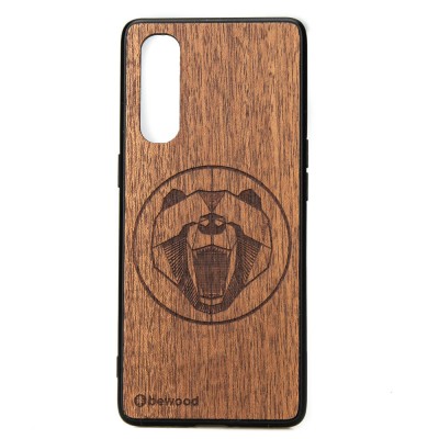 OPPO Reno 3 Pro Bear Merbau Wood Case