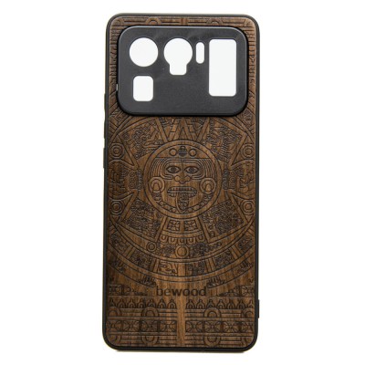 Xiaomi Mi 11 Ultra Aztec Calendar Ziricote Wood Case