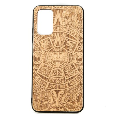 Xiaomi Mi 11i Aztec Calendar Anigre Wood Case