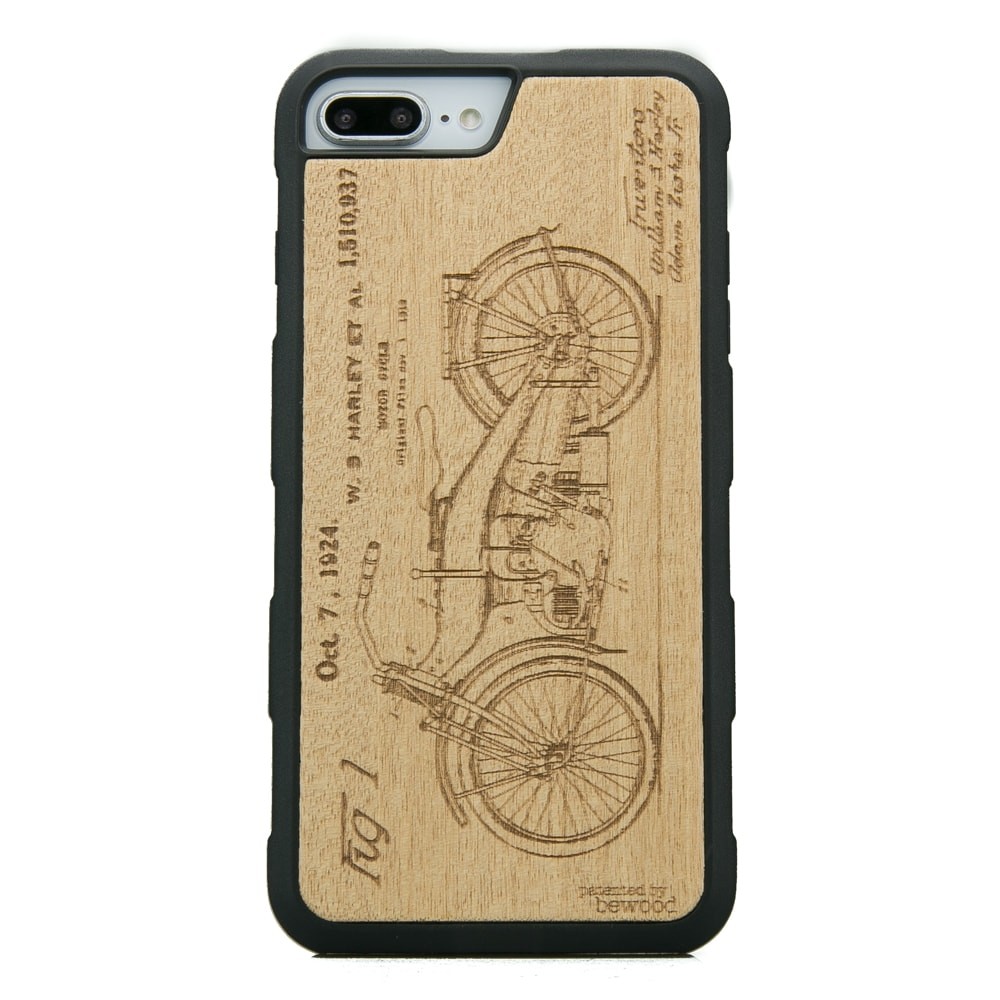 Drewniane Etui iPhone 6/6s/7/8 Plus HARLEY PATENT ANIEGRE HEAVY