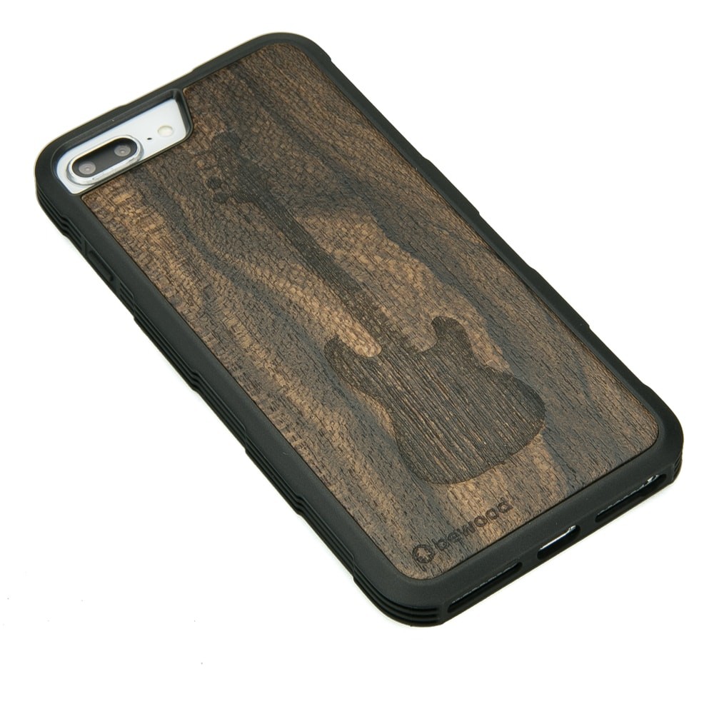 Apple iPhone 6/6s/7/8 Plus Guitar Ziricote Wood Case HEAVY