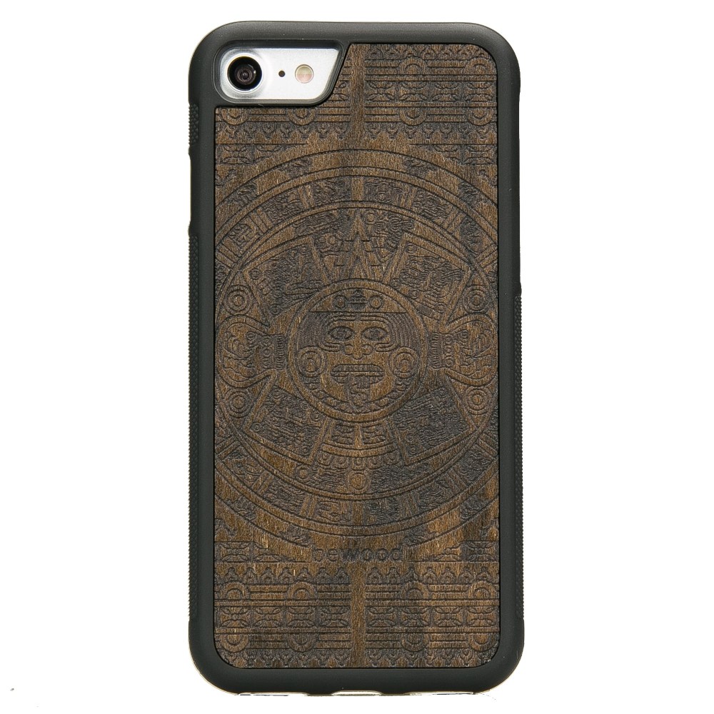 Apple iPhone 7/8 Aztec Calendar Ziricote Wood Case