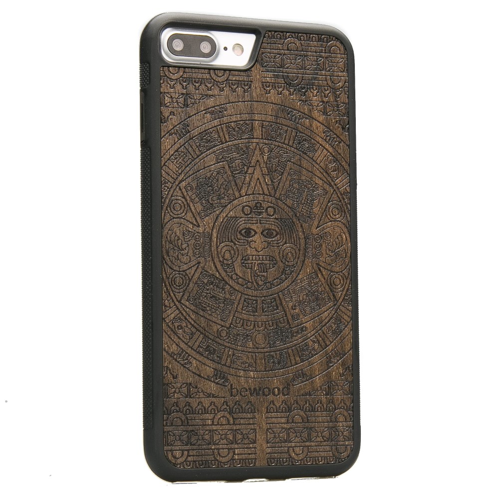 Drewniane Etui iPhone 7 Plus / 8 Plus KALENDARZ AZTECKI ZIRICOTE