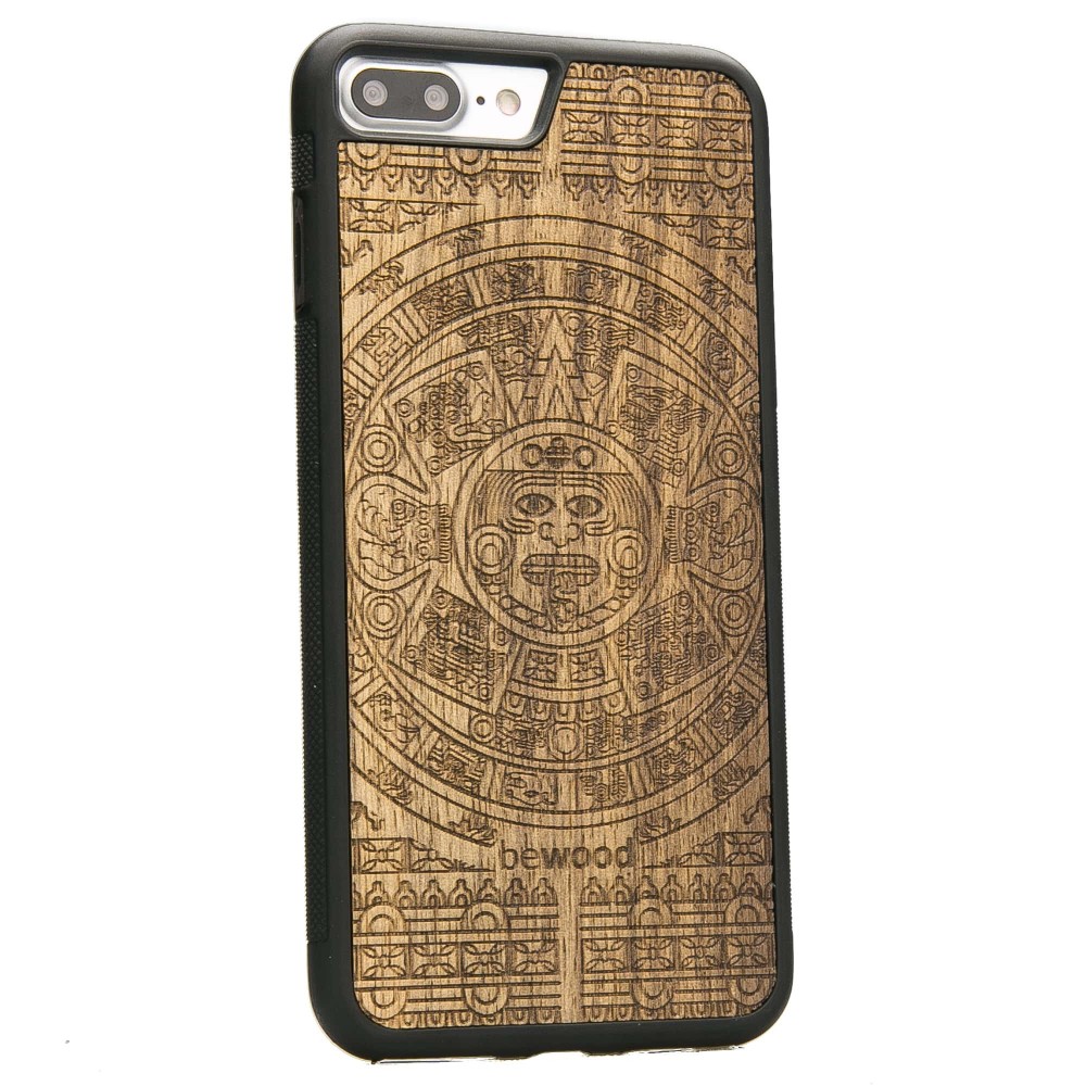 Drewniane Etui iPhone 7 Plus / 8 Plus KALENDARZ AZTECKI LIMBA