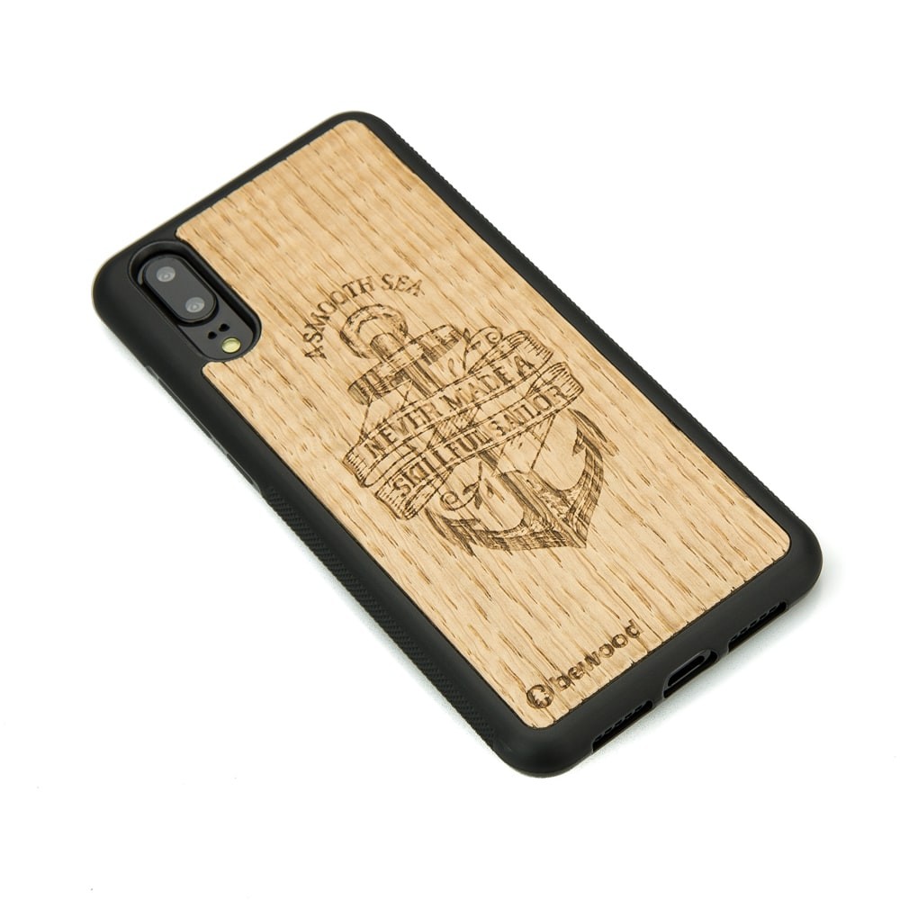 Huawei P20 Sailor Oak Wood Case
