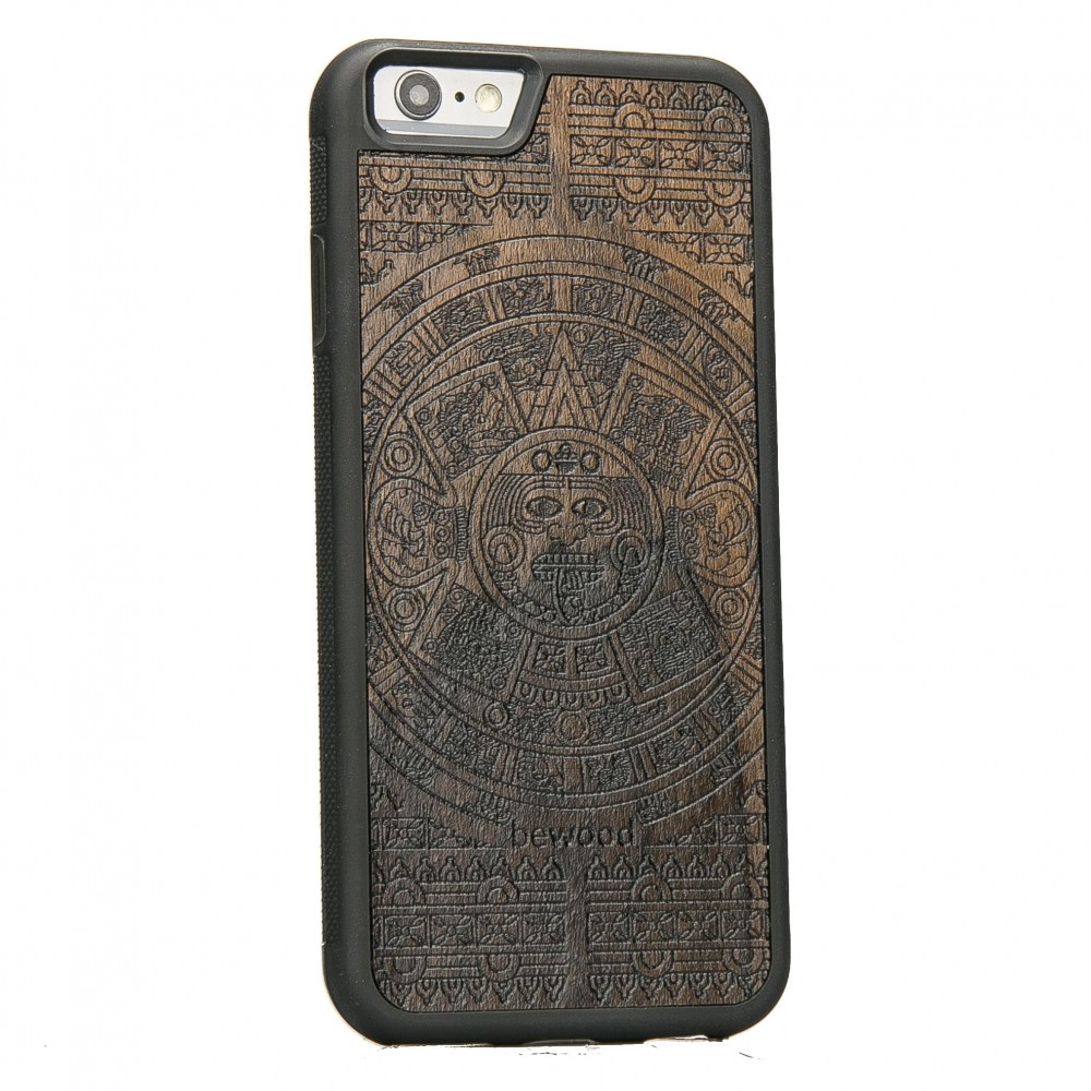 Apple iPhone 6 Plus / 6s Plus  Aztec Calendar Ziricote Wood Case