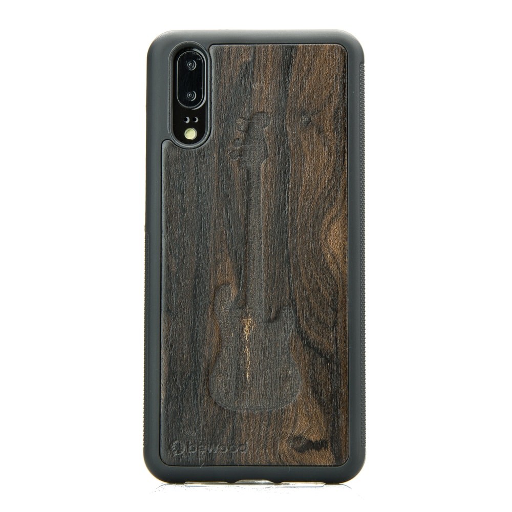 Drewniane Etui Huawei P20 GITARA ZIRICOTE