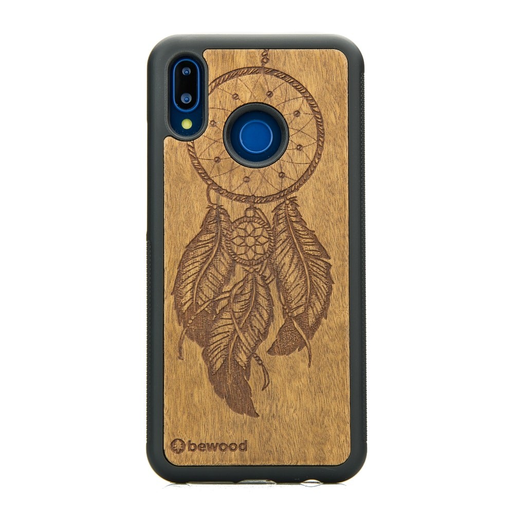 Huawei P20 Lite Dreamcatcher Imbuia Wood Case