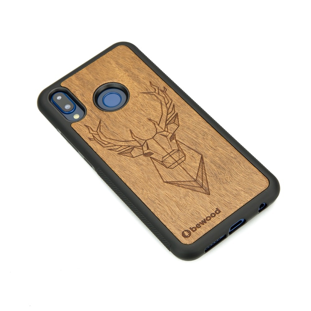 Huawei P20 Lite Deer Imbuia Wood Case