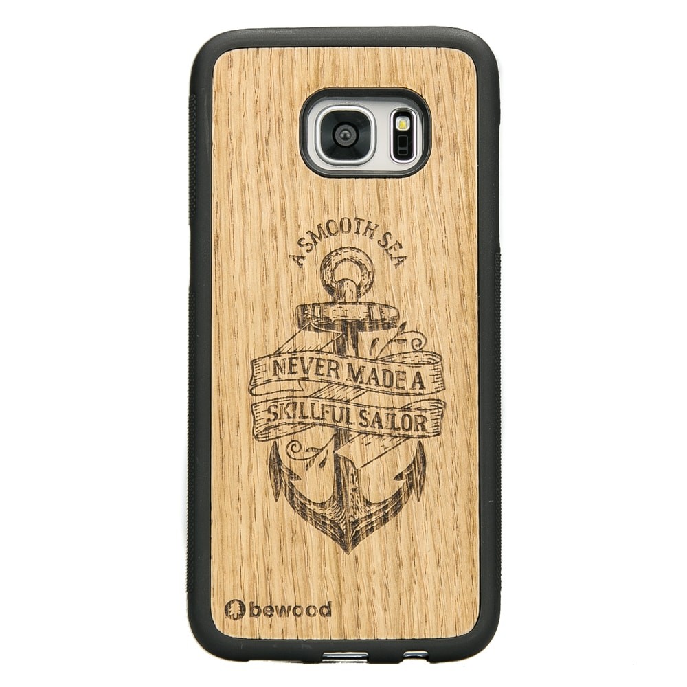 Samsung Galaxy S7 Edge Sailor Oak Wood Case