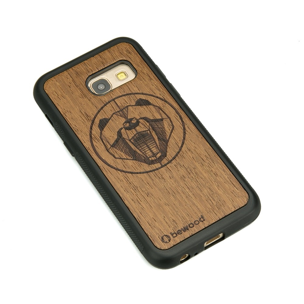 Samsung Galaxy A3 2017 Bear Merbau Wood Case