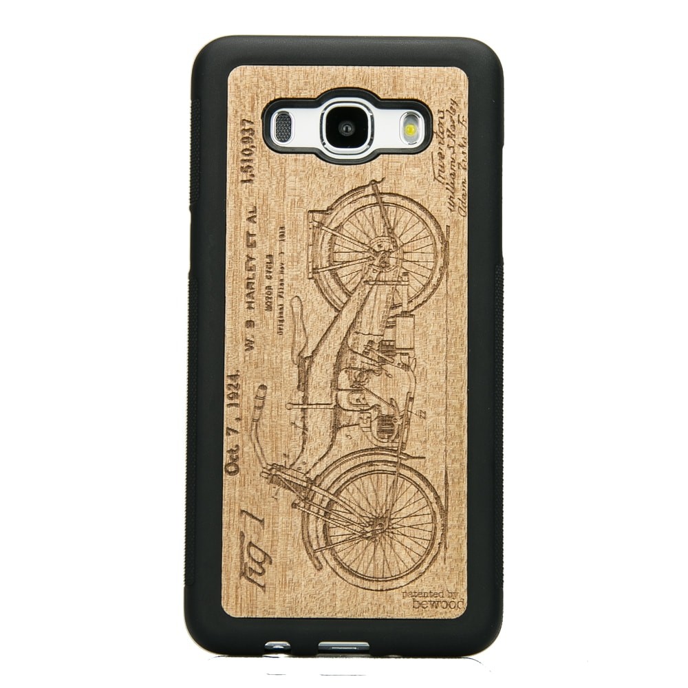 Samsung Galaxy J5 2016 Harley Patent Anigre Wood Case