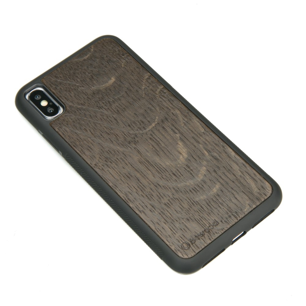Apple iPhone XS MAX Smoked Oak Wood Case