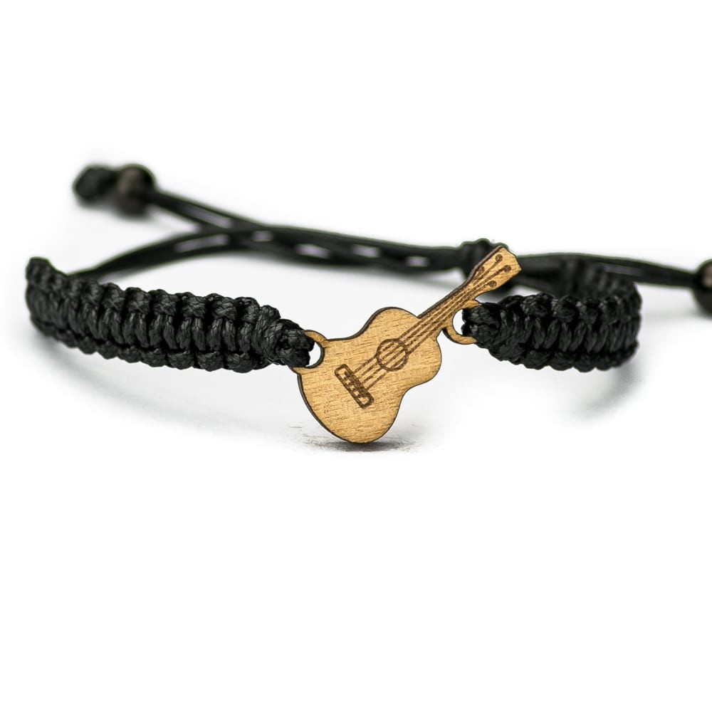 Wooden Bracelet Gitara Anigre Cotton