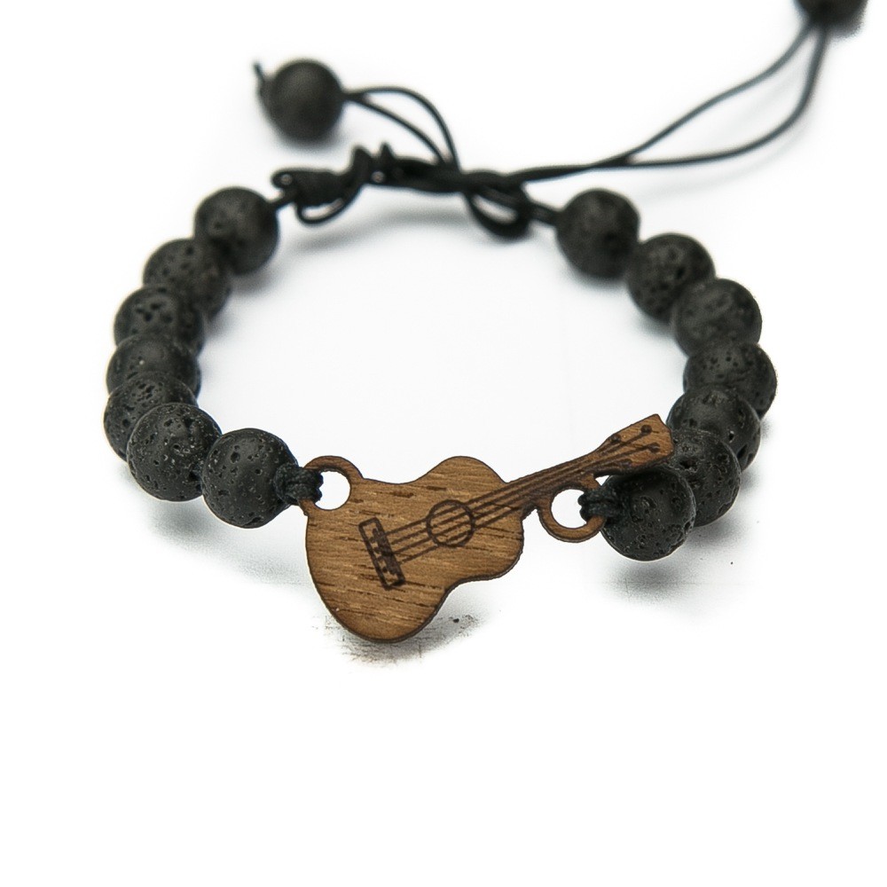 Wooden Bracelet Gitara Merbau Stone