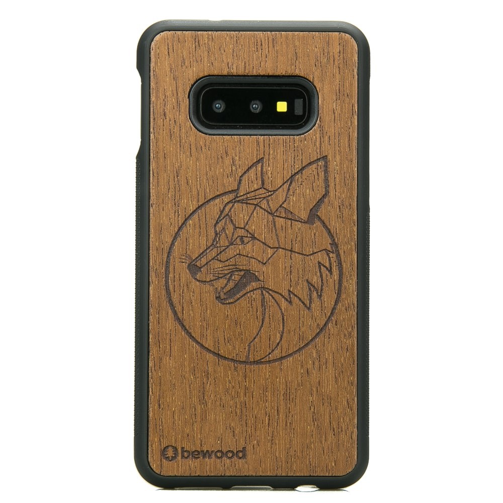 Samsung Galaxy S10e Fox Merbau Wood Case