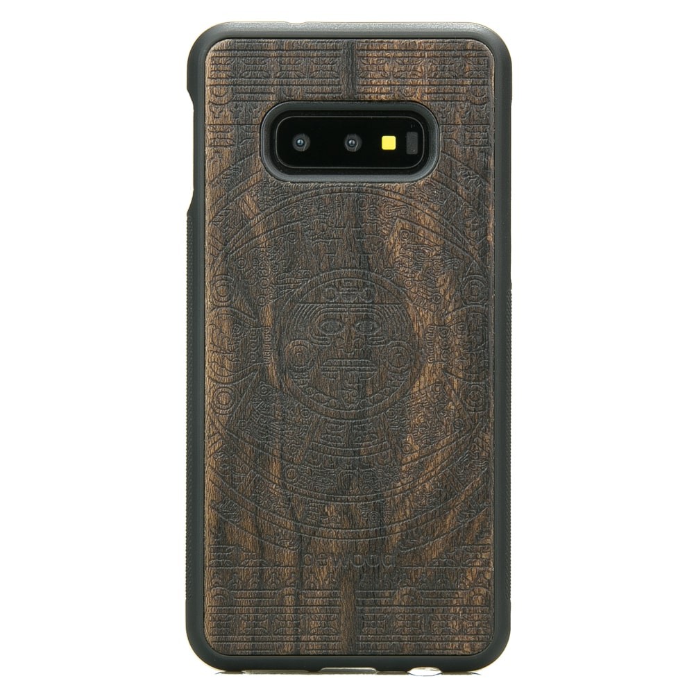 Samsung Galaxy S10e Aztec Calendar Ziricote Wood Case