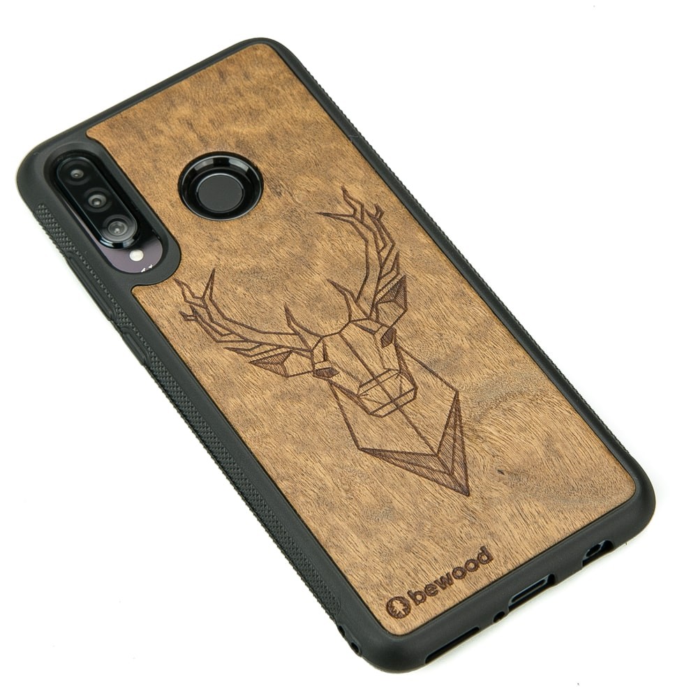 Huawei P30 Lite Deer Imbuia Wood Case