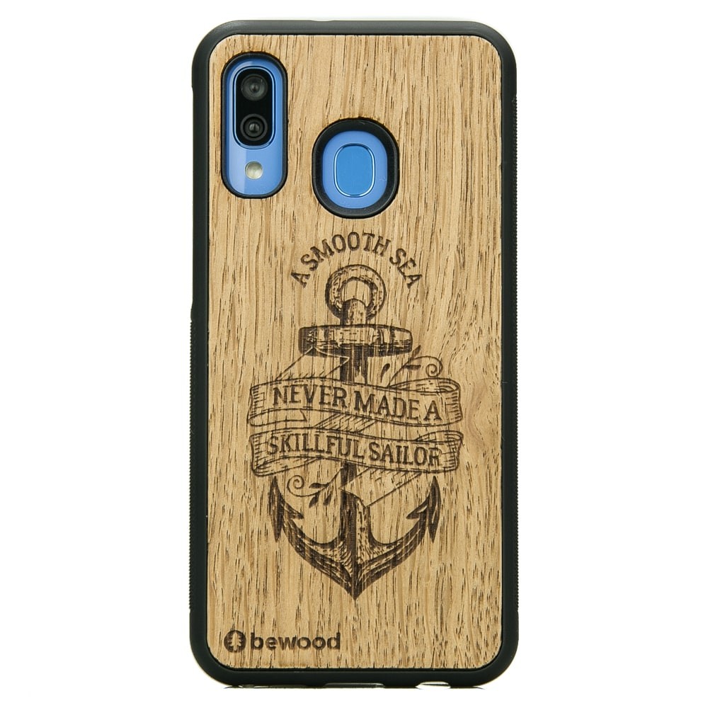 Samsung Galaxy A40 Sailor Oak Wood Case