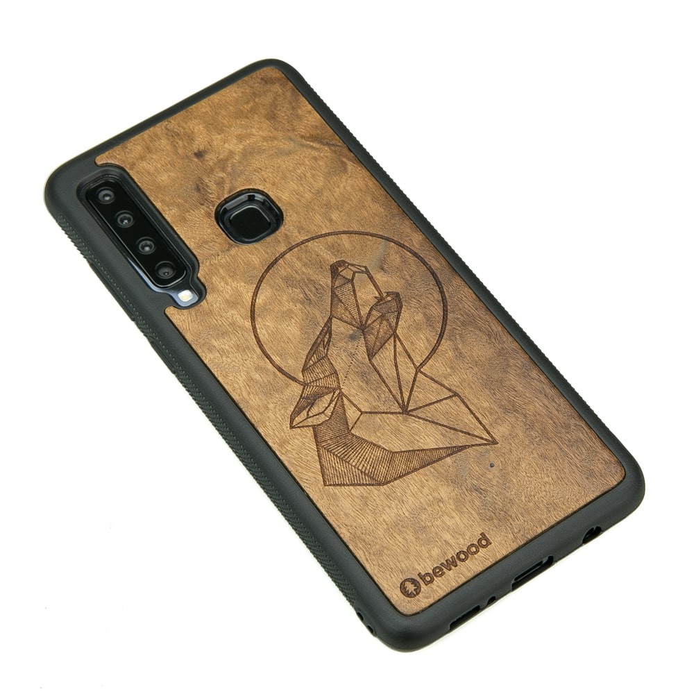 Samsung Galaxy A9 2018 Wolf Imbuia Wood Case