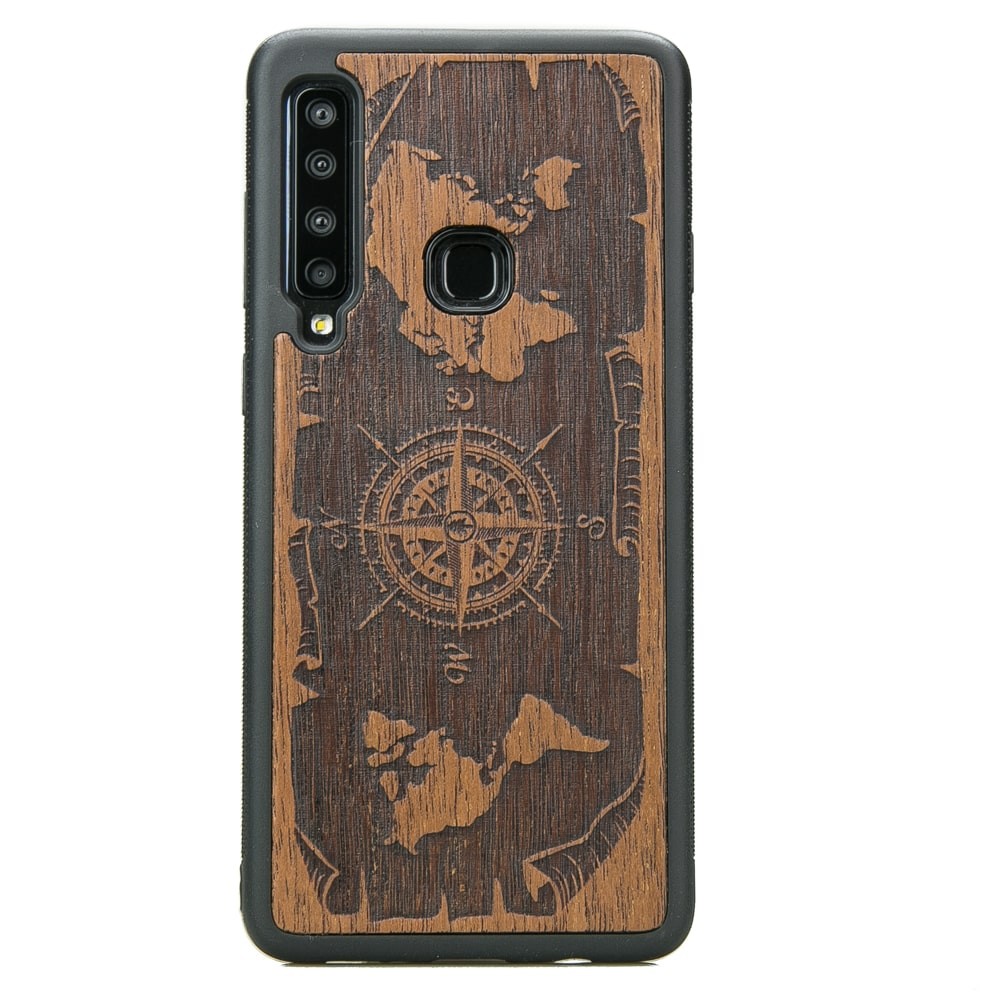 Samsung Galaxy A9 2018 Compass Merbau Wood Case