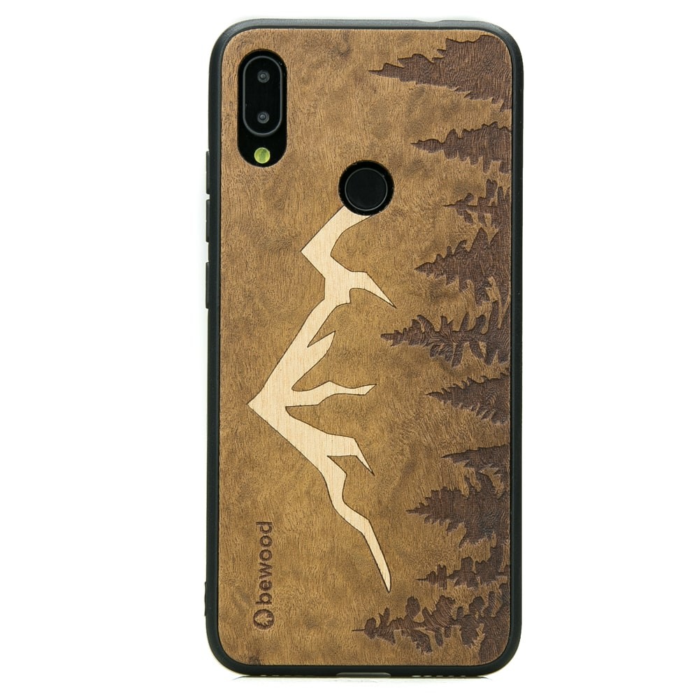 Xiaomi Redmi Note 7 Mountains Imbuia Wood Case