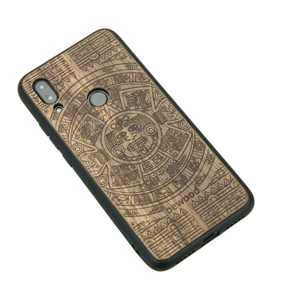 Xiaomi Redmi 7 Aztec Calendar Limba Wood Case