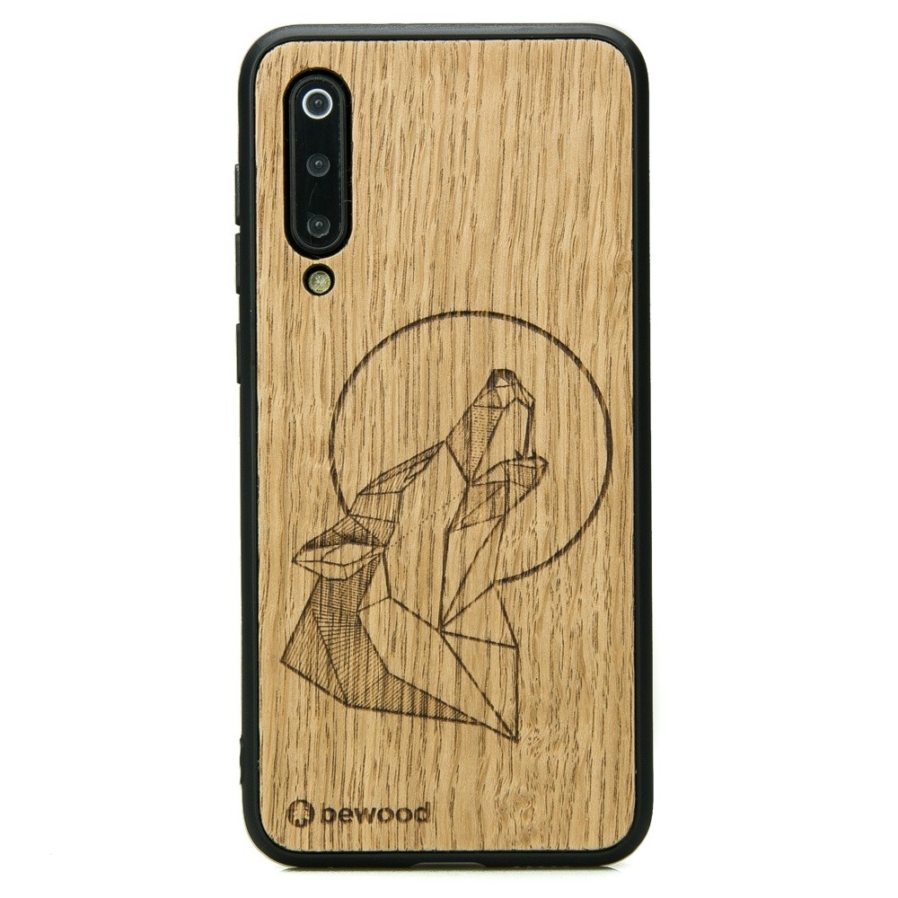 Xiaomi Mi 9 SE Wolf Oak Wood Case
