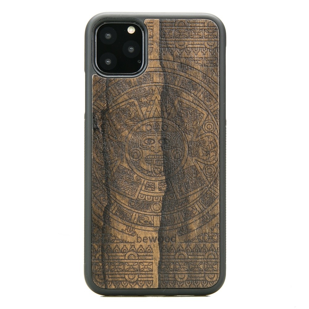 iPhone 11 PRO MAX Aztec Calendar Ziricote Wood Case