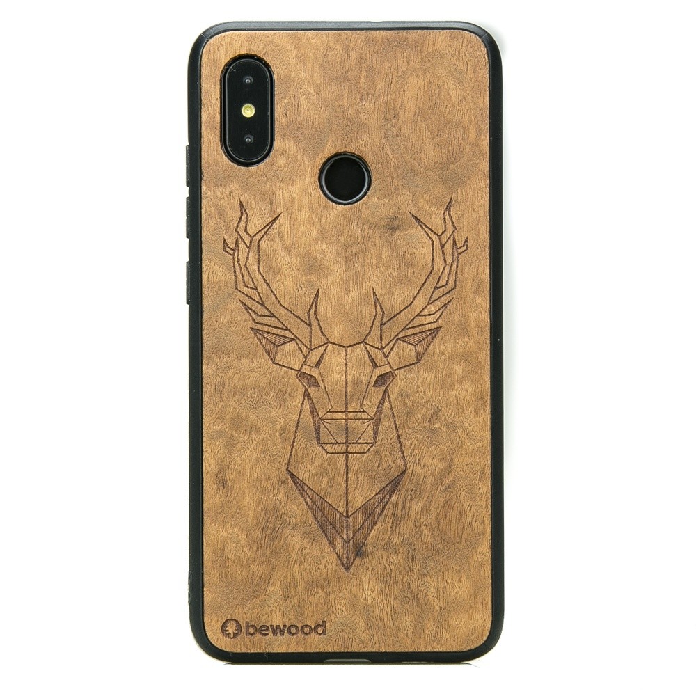 Xiaomi Mi 8 Deer Imbuia Wood Case