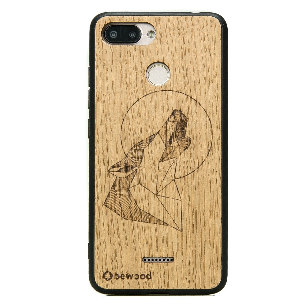 Xiaomi Redmi 6 / 6A Wolf Oak Wood Case
