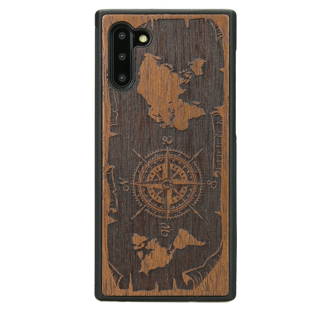 Samsung Galaxy Note 10 Compass Merbau Wood Case