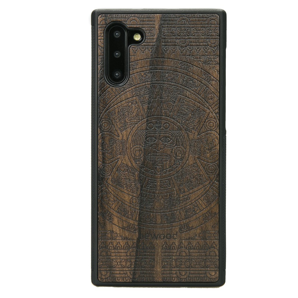 Samsung Galaxy Note 10 Aztec Calendar Ziricote Wood Case