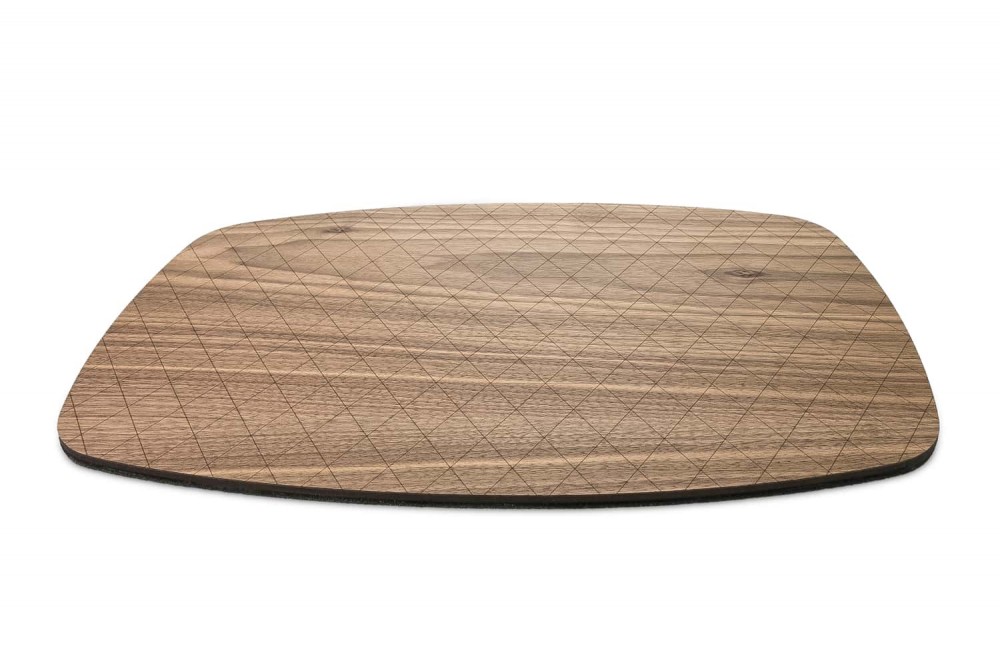 Wooden Table Placemats - Walnut - Big - 4pcs