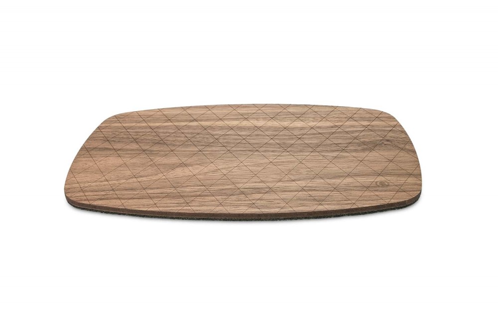 Wooden Table Placemats - Walnut - Medium - 4pcs