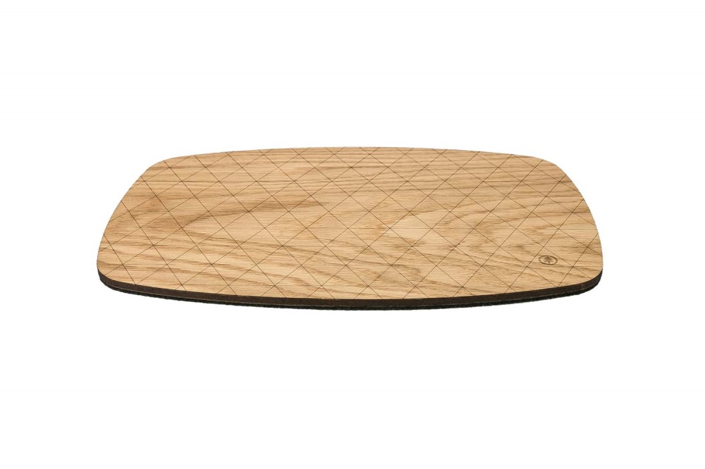 Wooden Table Placemats - Oak - Medium - 4pcs