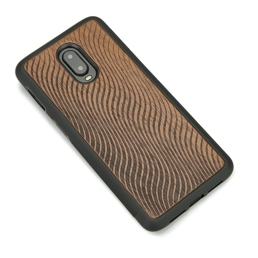 One Plus 6T Waves Marbau Wood Case