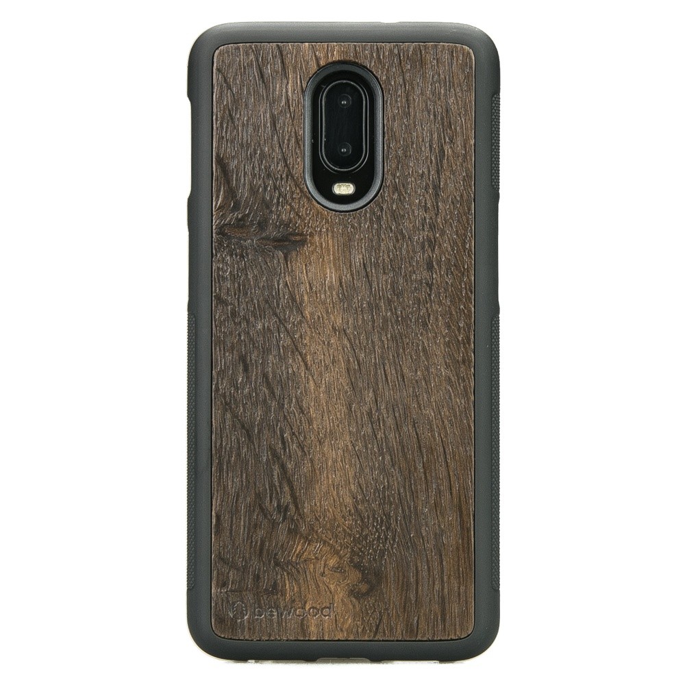 One Plus 6T Smoked Oak Wood Case