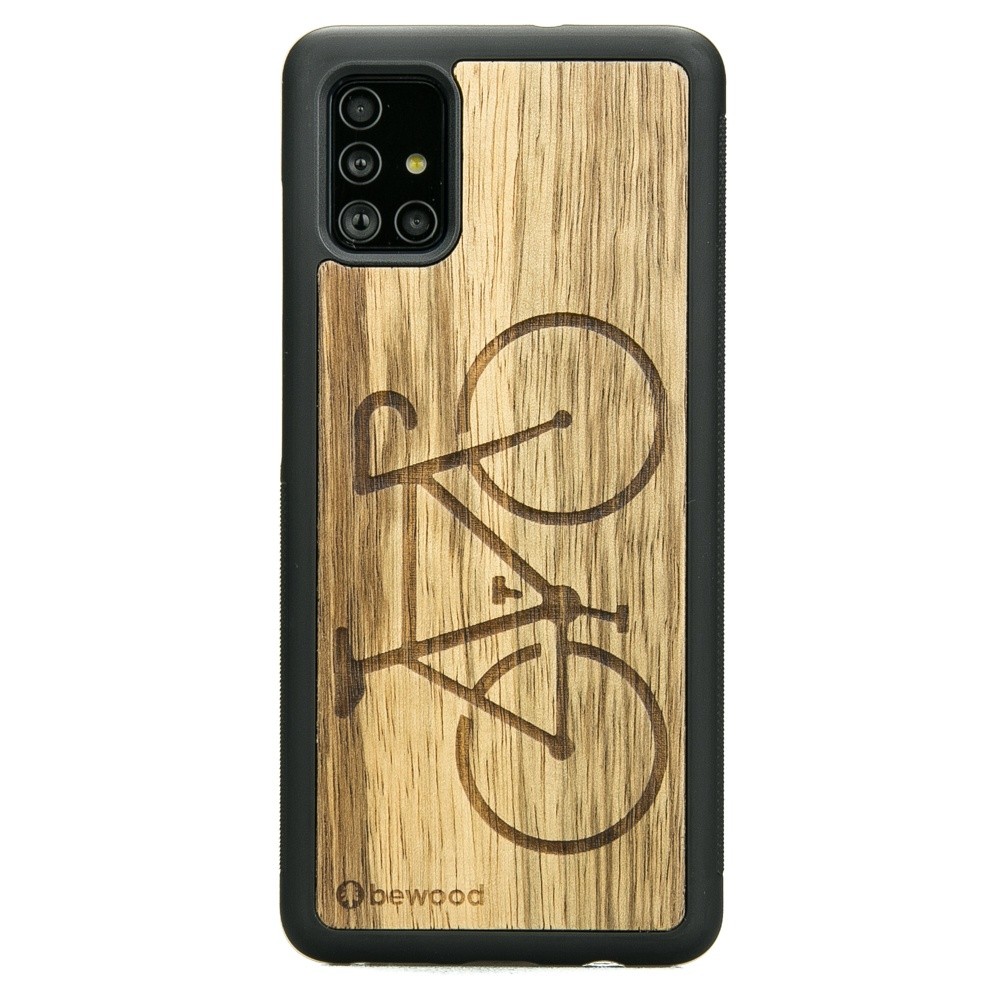 Samsung Galaxy A51 Bike Frake Wood Case