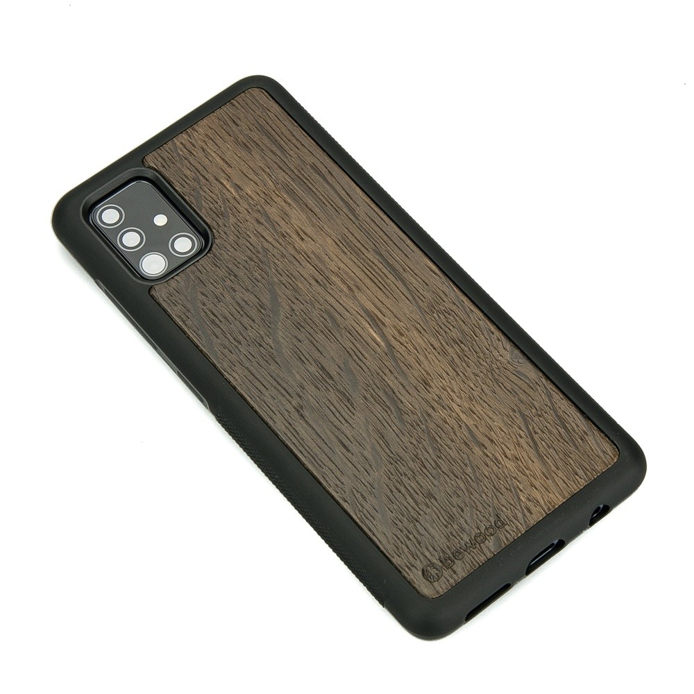 Samsung Galaxy A71 Smoked Oak Wood Case