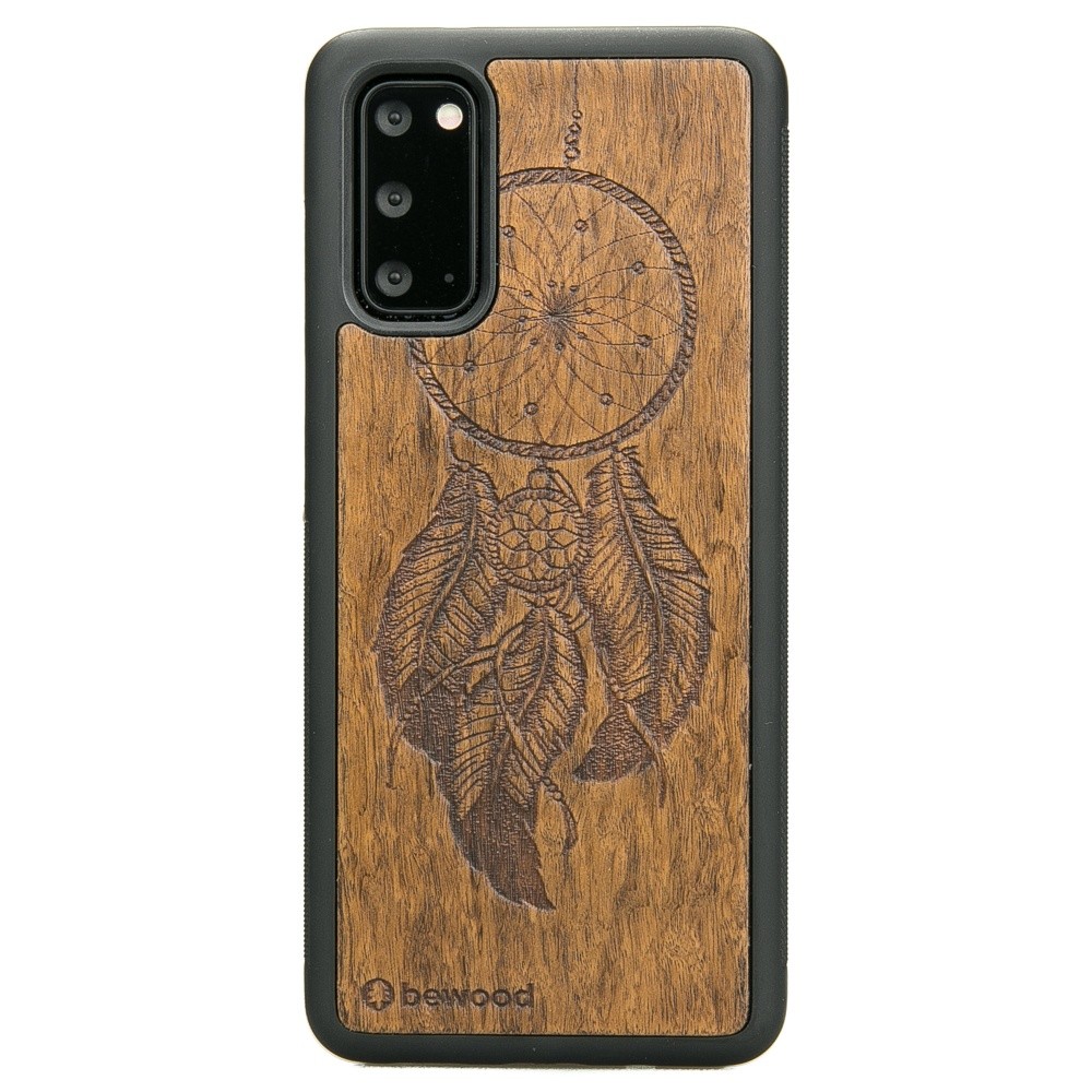 Samsung Galaxy S20 Dreamcatcher Imbuia Wood Case