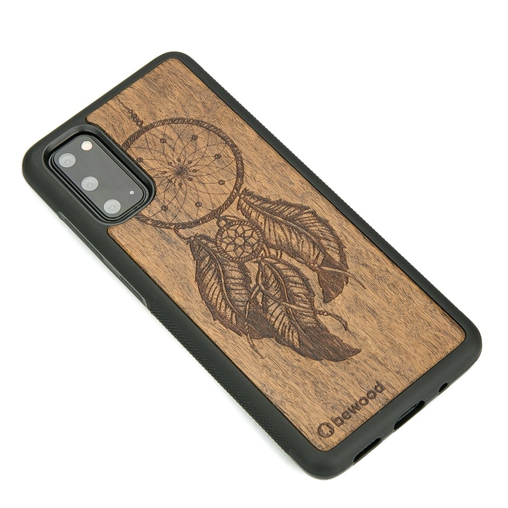 Samsung Galaxy S20 Dreamcatcher Imbuia Wood Case