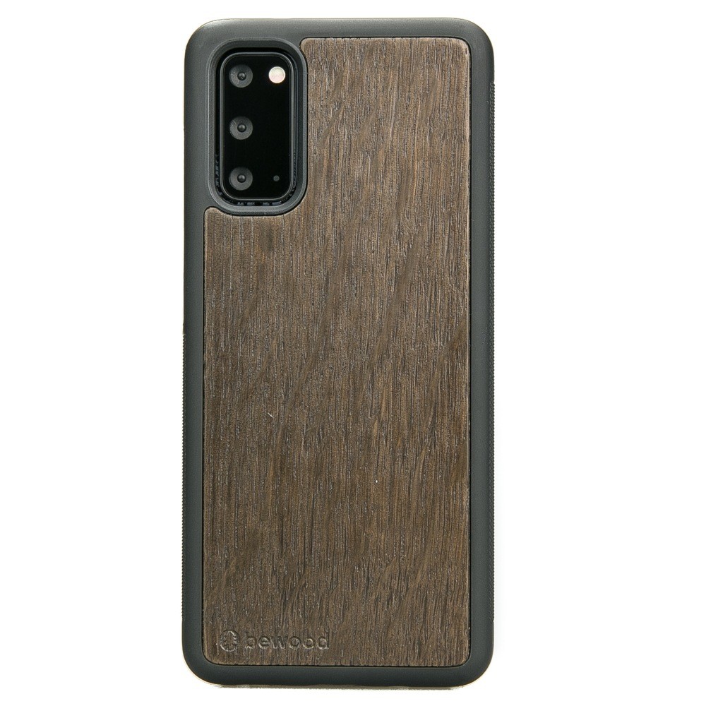 Samsung Galaxy S20 Smoked Oak Wood Case