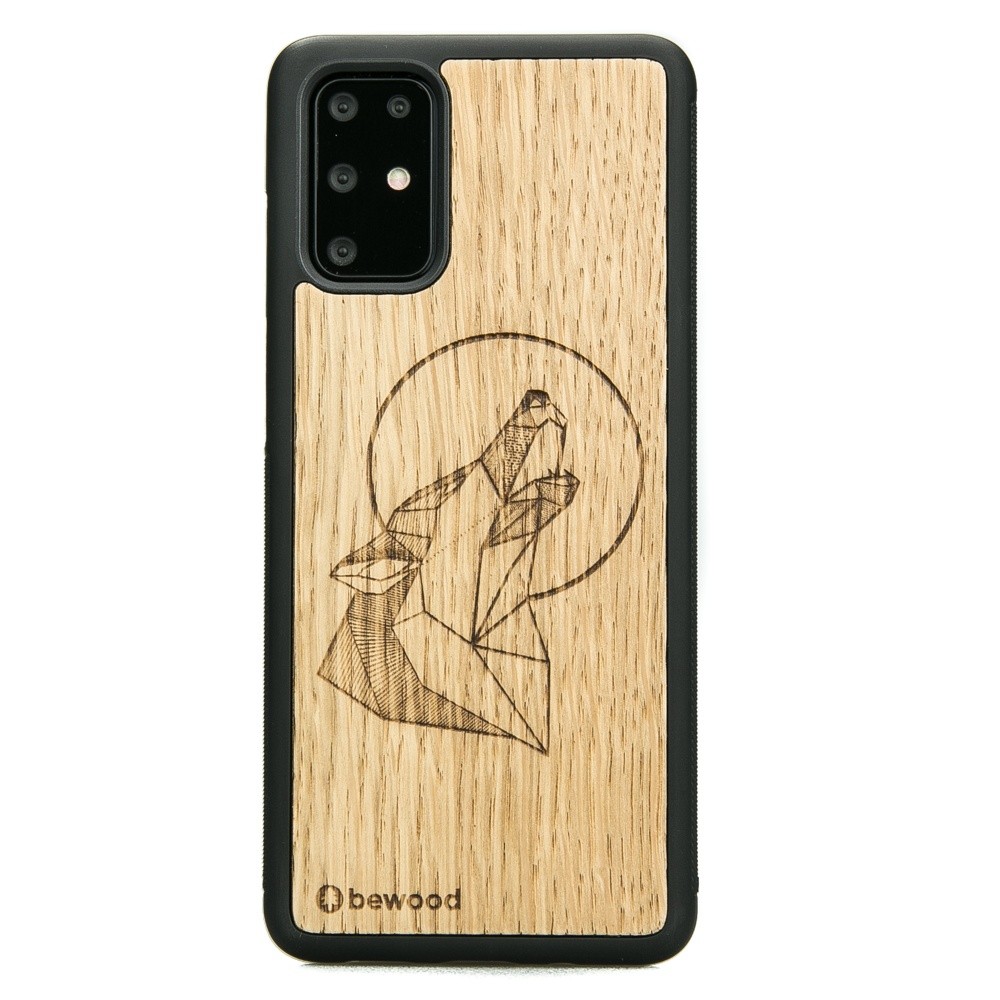 Samsung Galaxy S20 Plus Wolf Oak Wood Case