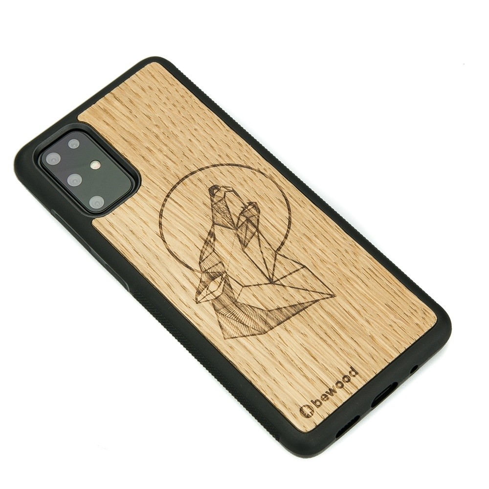 Samsung Galaxy S20 Plus Wolf Oak Wood Case